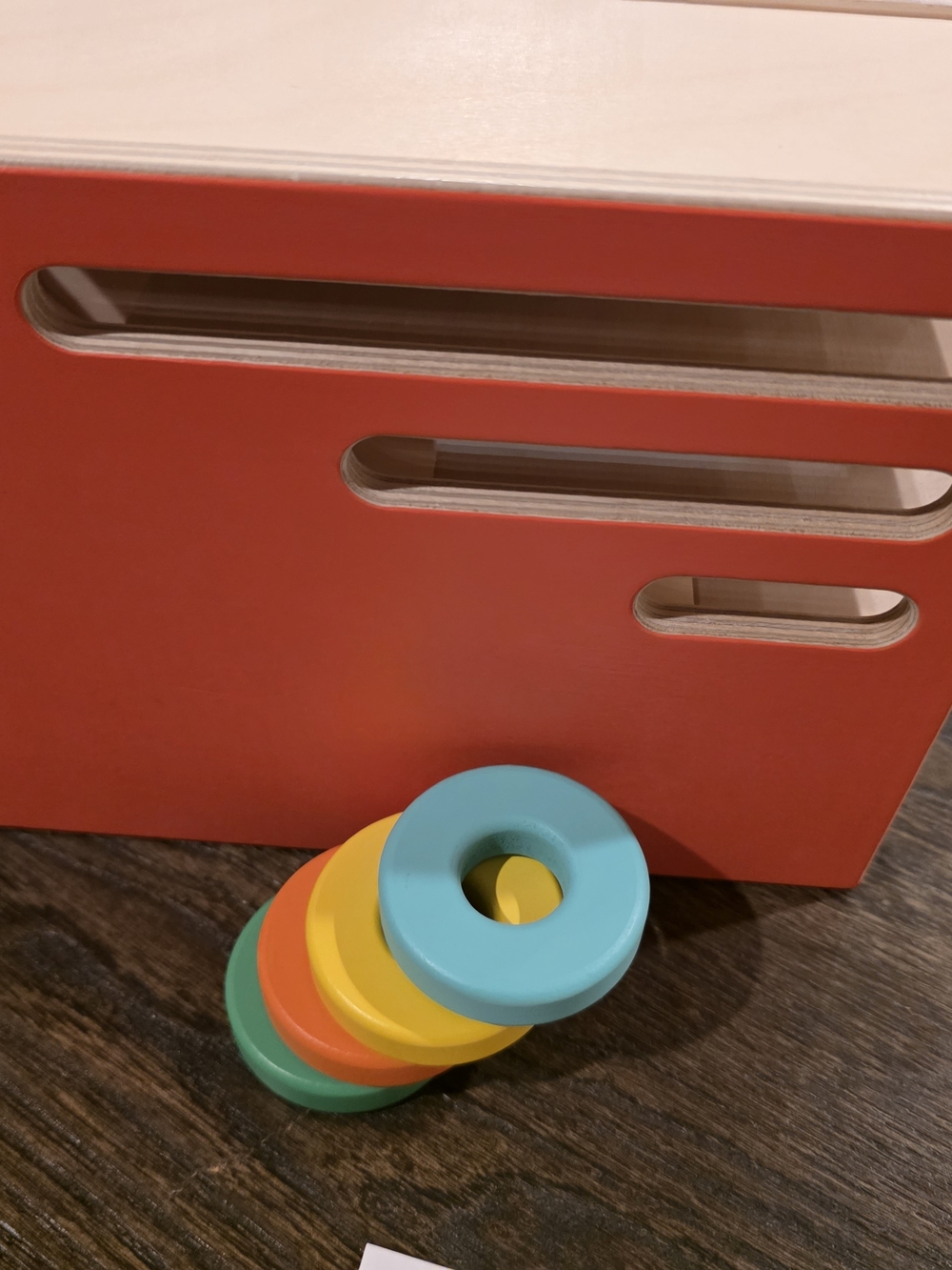 Lovevery Count & Slide Ring Chute from The Realist Play Kit